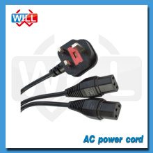 BIS approval UK british stabdard dual c13 Y type power cord